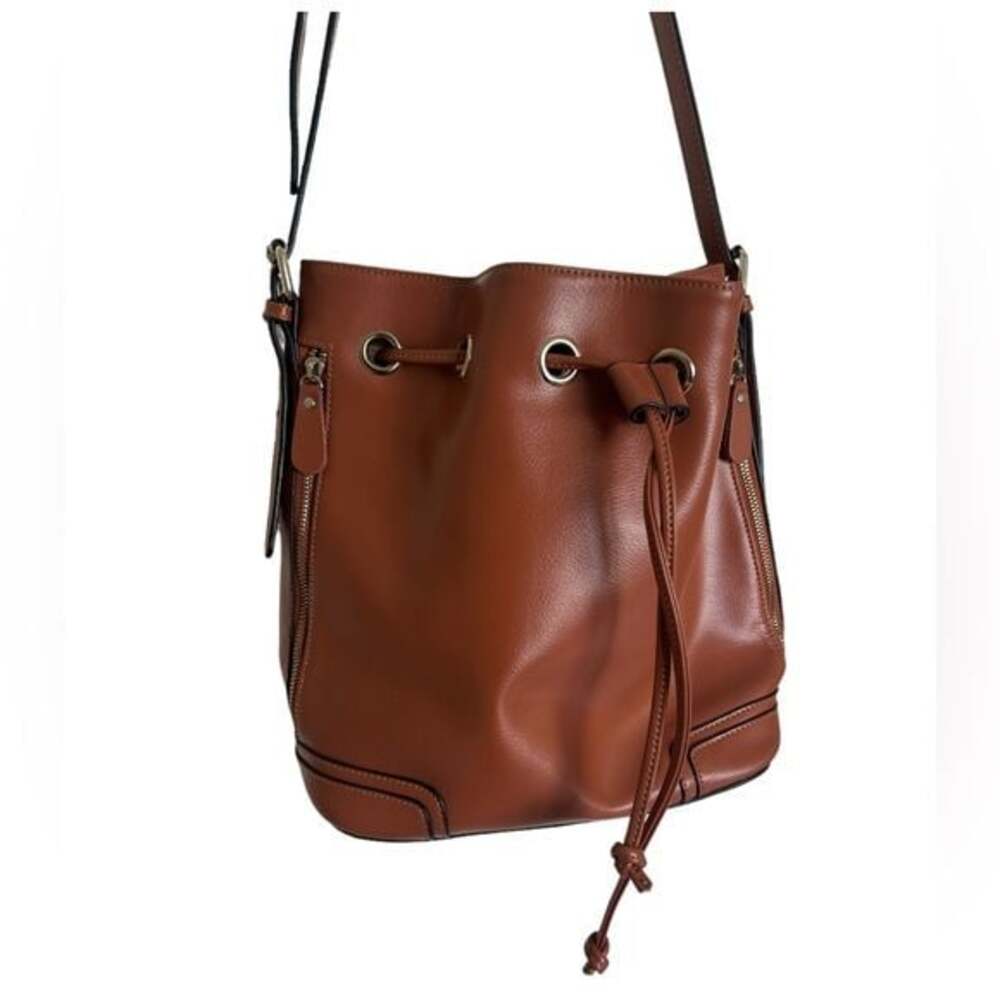 ☀️ Camel Color Drawstring Bucket Bag - Picture 2 of 2
